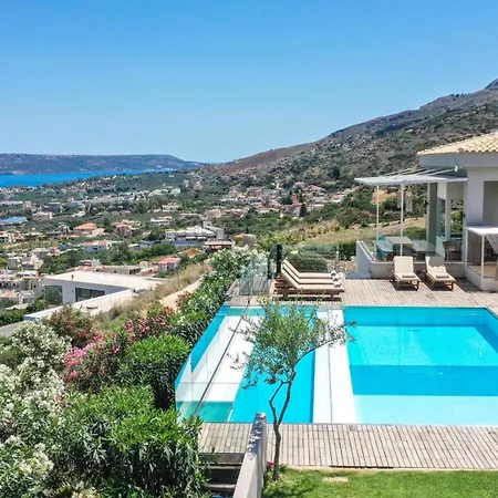 Kedria With A Panoramic Ocean View Βίλα