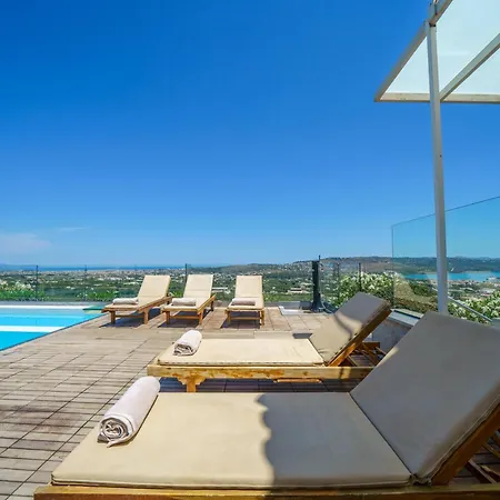 Kedria With A Panoramic Ocean View Βίλα