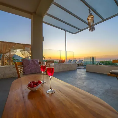 Kedria With A Panoramic Ocean View Βίλα
